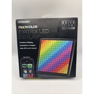 Merkury Innovations Bluetooth Matrix LED Pixel Display - 6.5" Height, 0.26 lbs